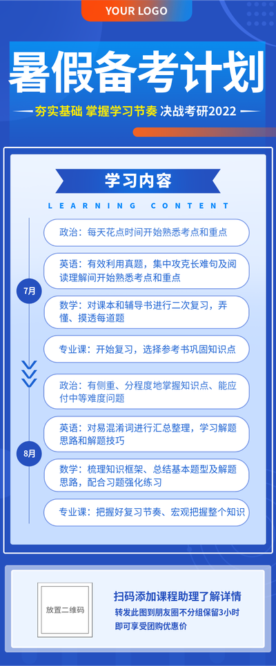 暑假备考,2022考研,计划