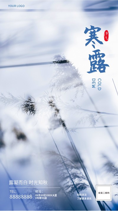 寒露,二十四节气,实景,意境
