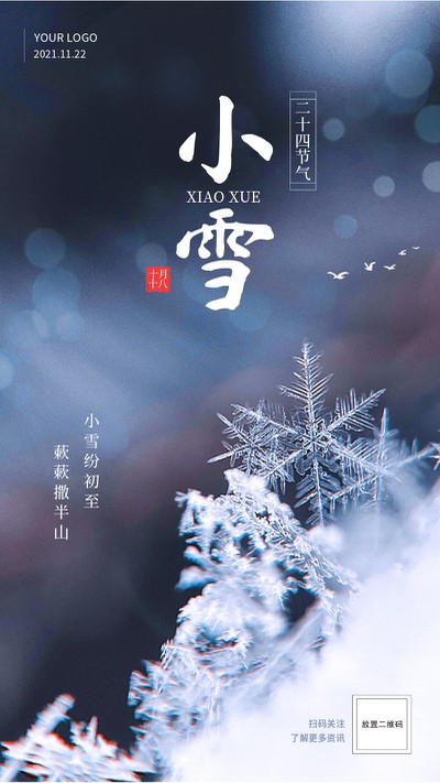 小雪,二十四节气,雪花